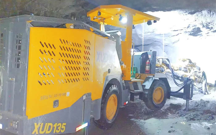 掘進鐵礦！徐工掘進鉆車硬核施工