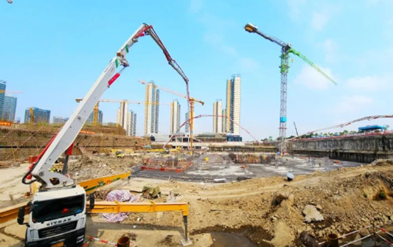 徐工泵車“團(tuán)建”珠海橫琴科學(xué)城！