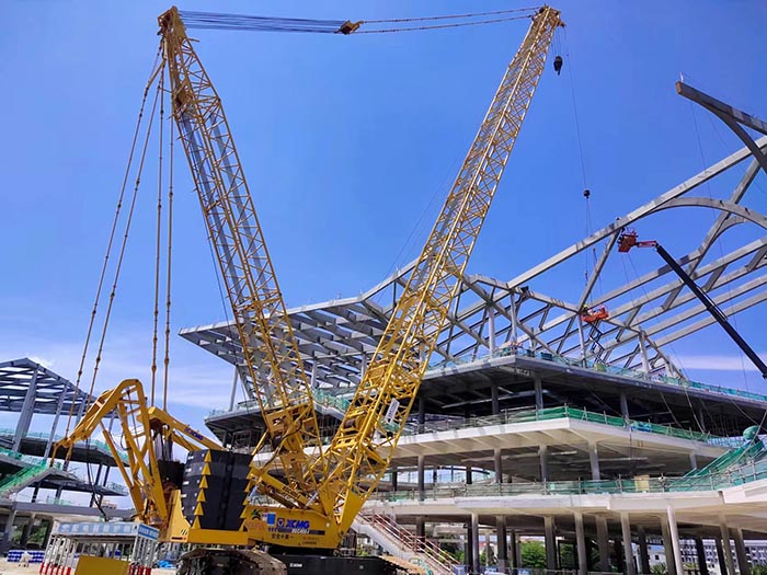 【全球之履】泉州站 XGC400-I——體育館建設(shè)大顯身手！