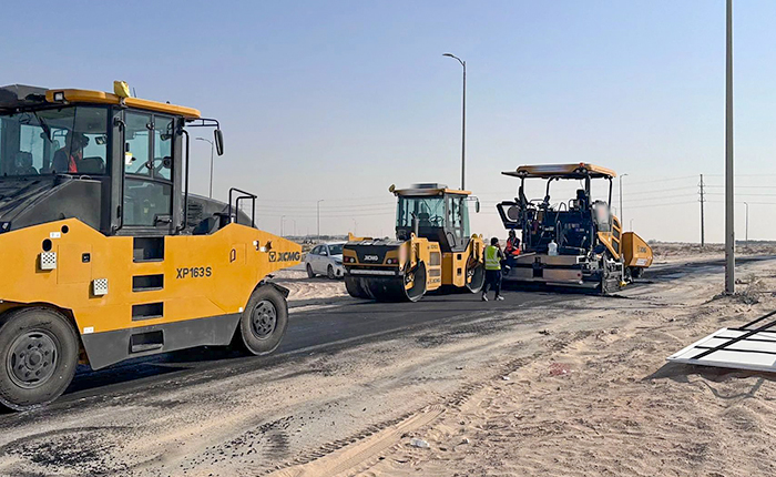 徐工成套化道路設(shè)備助力沙特2030愿景！