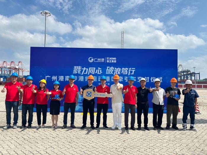 全力以赴！徐工純電動港口牽引車綠動廣州南沙港