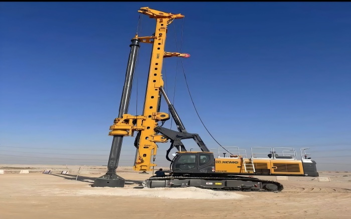 提速中東房建！徐工旋挖鉆機(jī)單日累計(jì)進(jìn)尺200m