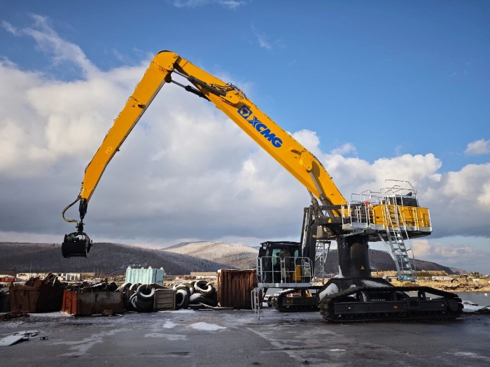 【工程特種兵】港口建設(shè)新寵兒！徐工XE850M抓料機上新！