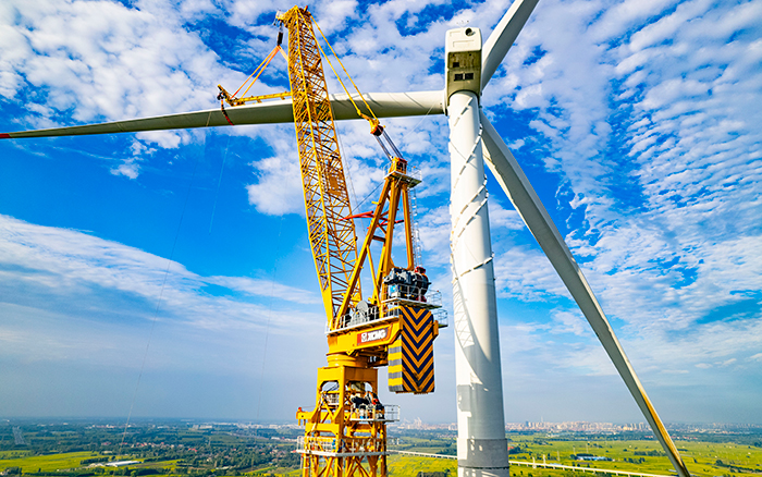 水田工況實錄 | 徐工XGL3300-220S擎起185米風(fēng)電新高度