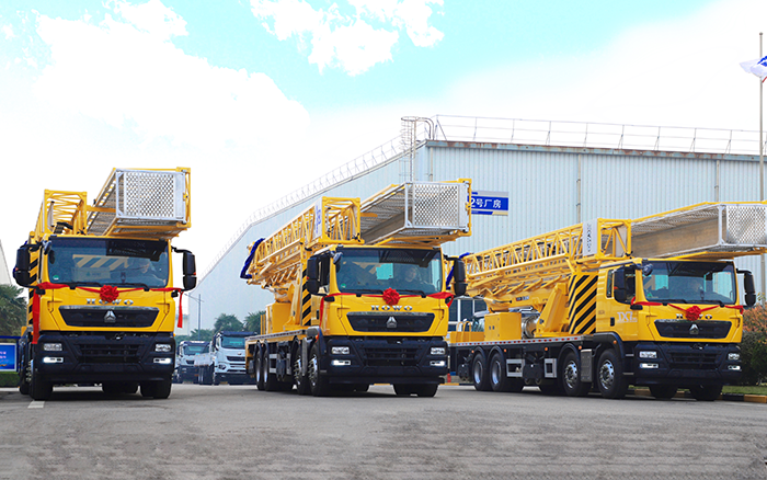 實用為王，破解路橋檢測難題！ 徐工橋梁檢測車批量啟程西部