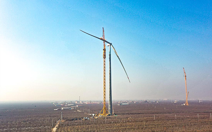 雙塔擎風(fēng)！XGL3300-220S助建華北平原400MW風(fēng)電項目