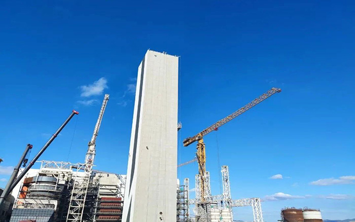 超大噸位！徐工塔機(jī)助力碳中和產(chǎn)業(yè)加速發(fā)展